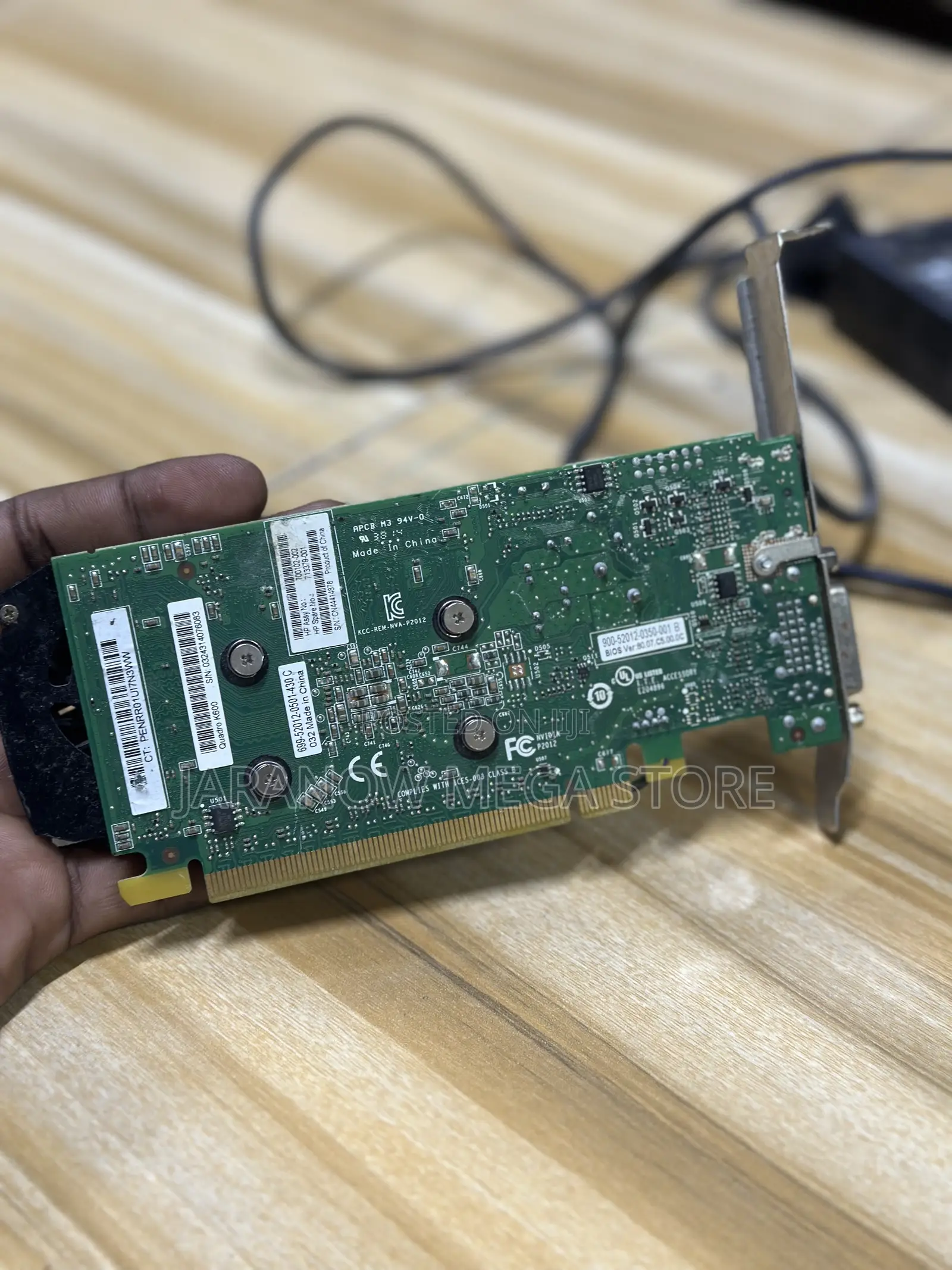 NVIDIA Quadro Workstation Graphics Card.