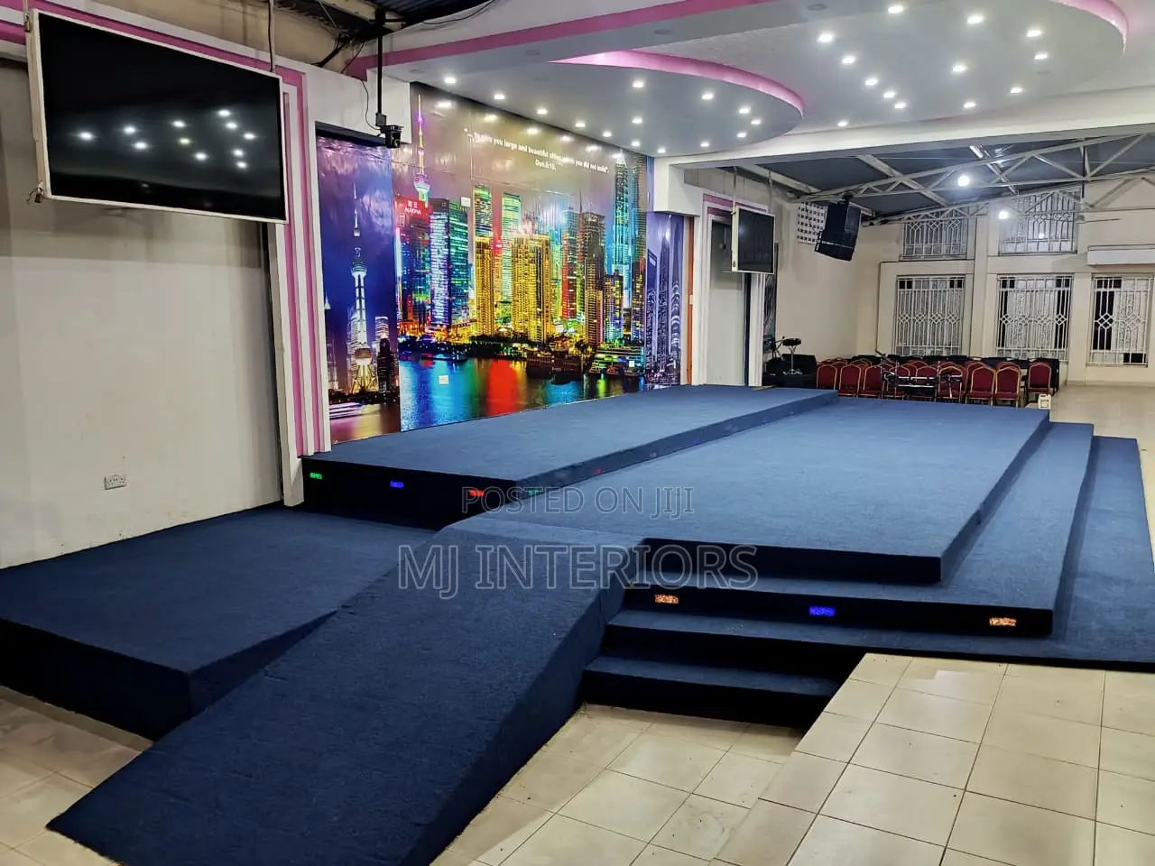 Premium Blue VIP Carpet for Luxury Interior Finishing
