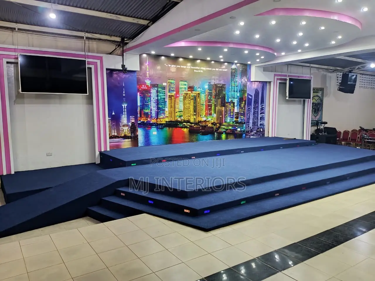 Premium Blue VIP Carpet for Luxury Interior Finishing