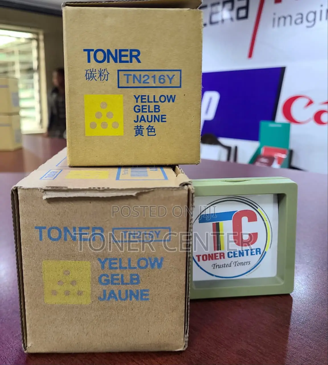 Reliable Konica Minolta TN-216Y Yellow Toner Cartridge