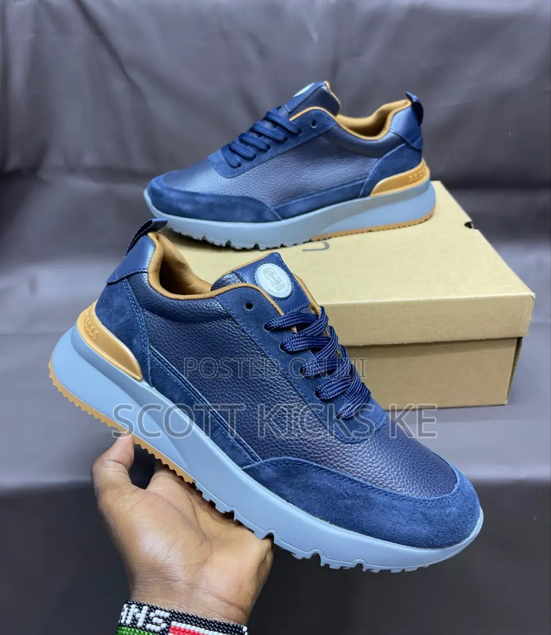 Brunello Cucinelli Quality Men Sneakers