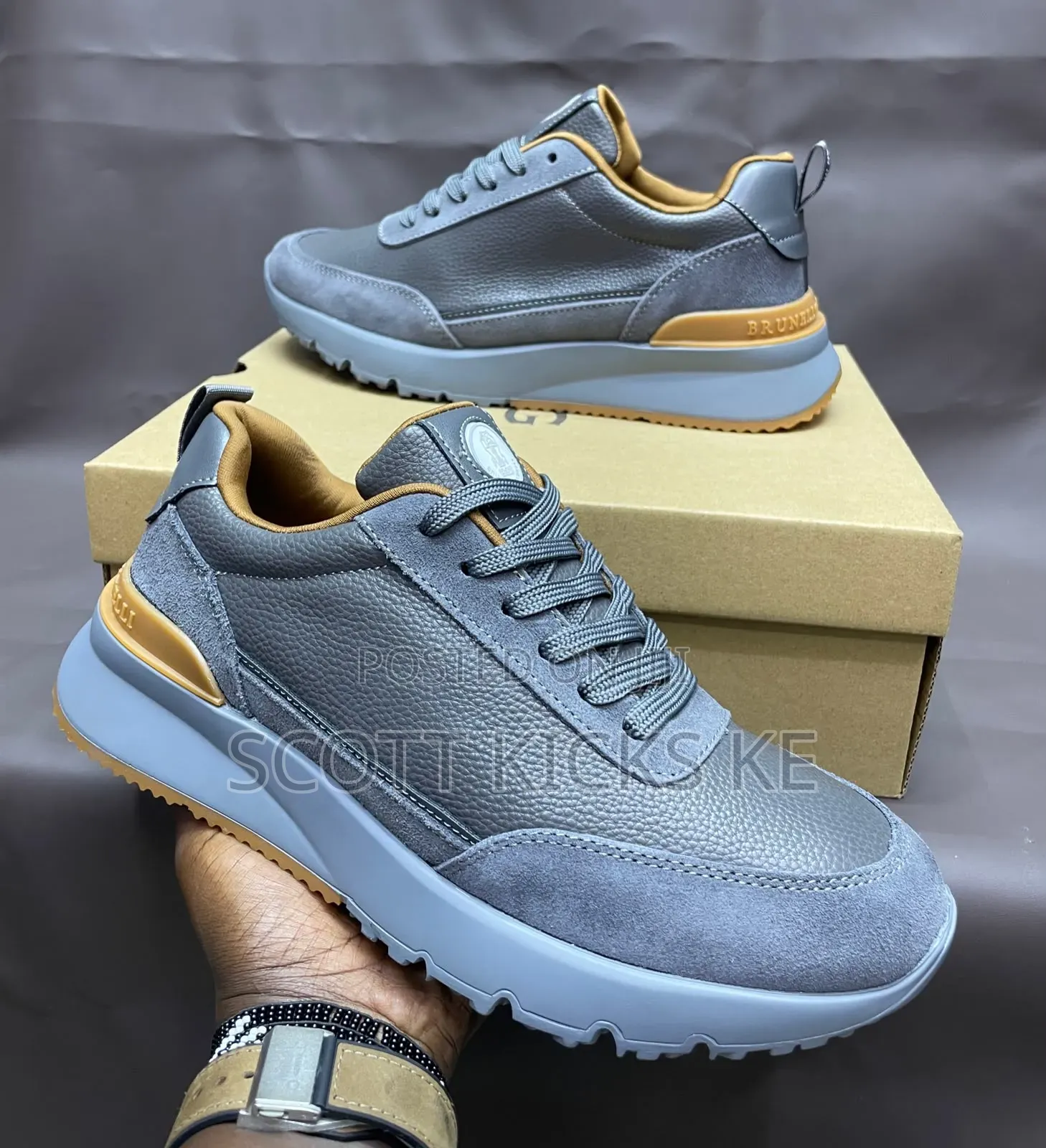Brunello Cucinelli Quality Men Sneakers