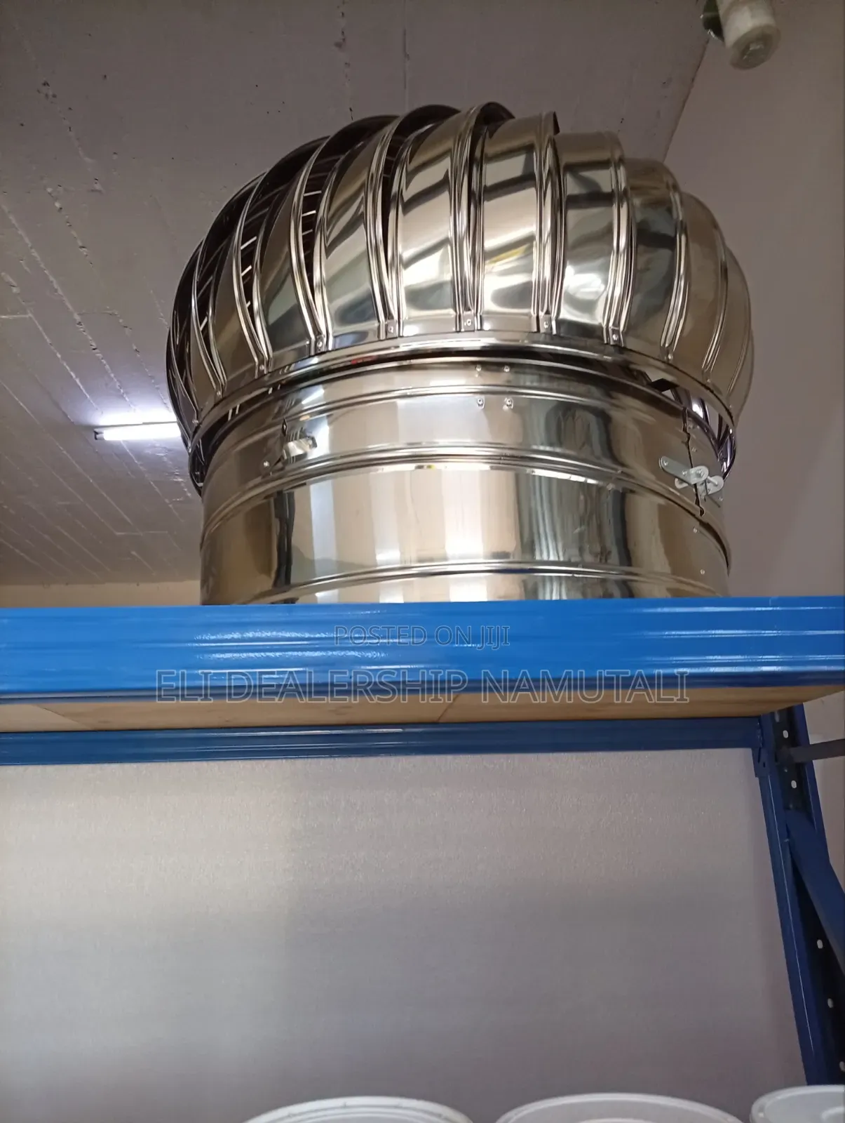 Turbo Roof Ventilator – Stainless Steel Wind-Powered Air Vent