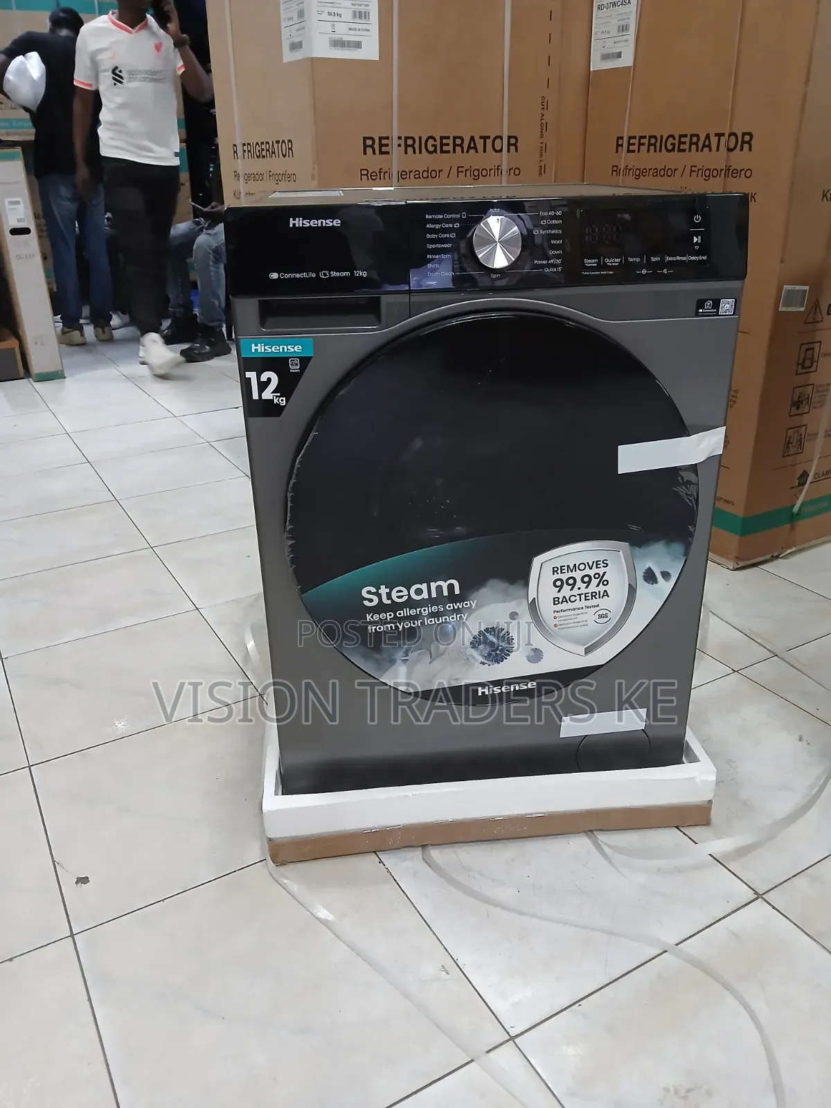 Hisense 12kg Wash and Spin Full Automatic Front Load Washing Machine