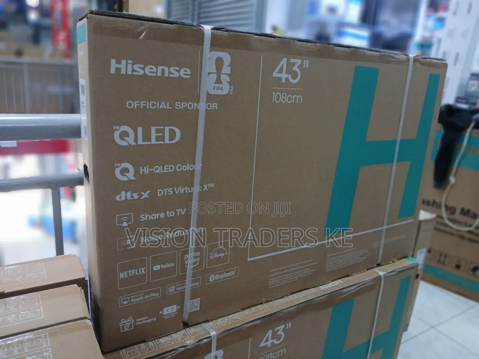 Hisense 43Q5SKEN 43inches Smart QLED Frameless TV With Bluetooth