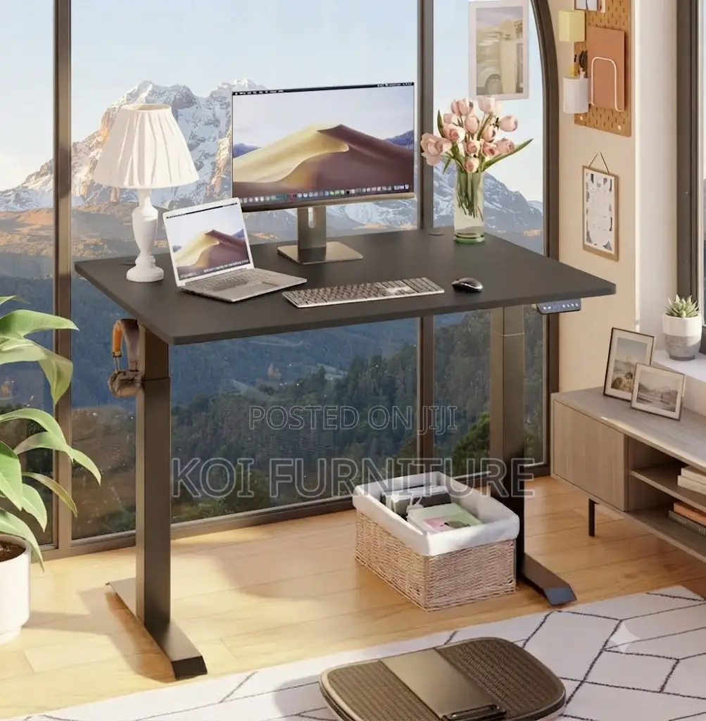 Office Desk; 1.2 Meter Adjustable Desk Featuring Motor