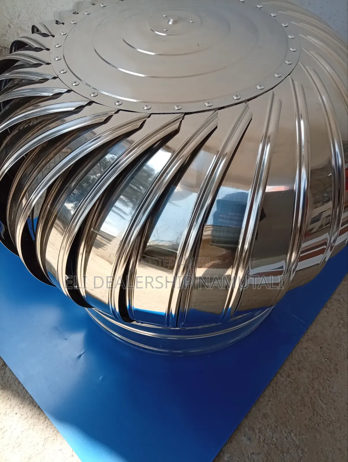Turbo Roof Ventilator – Stainless Steel Wind-Powered Air Vent