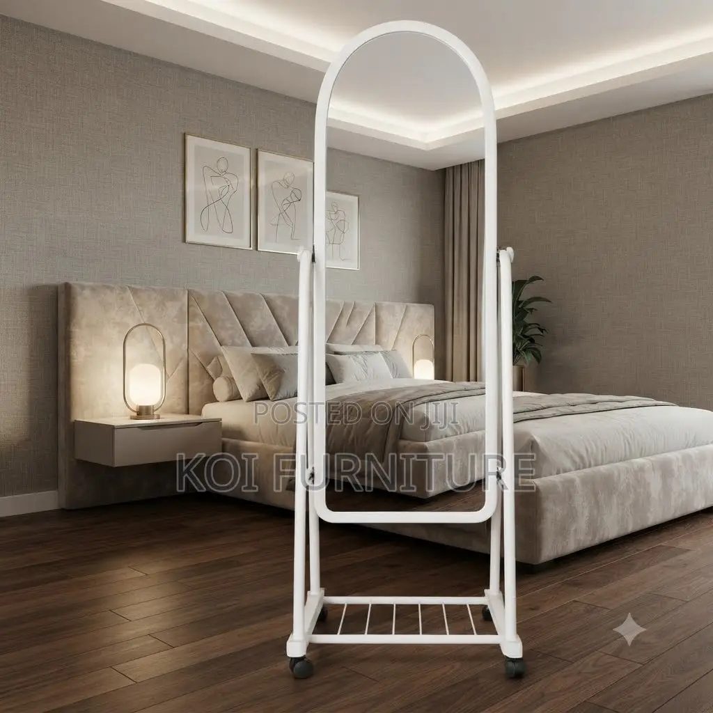 Dressing Room Long Mirror With Wheels