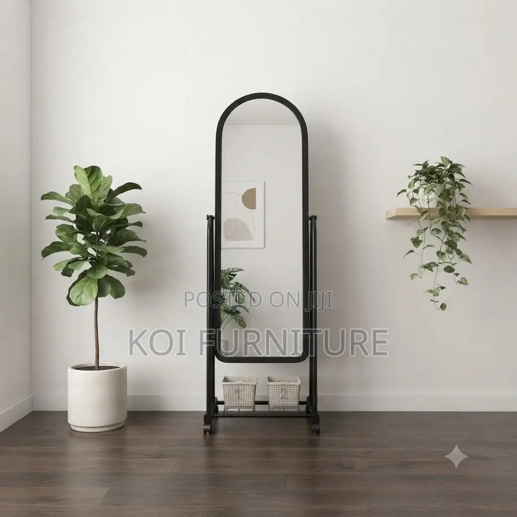 Dressing Room Long Mirror With Wheels