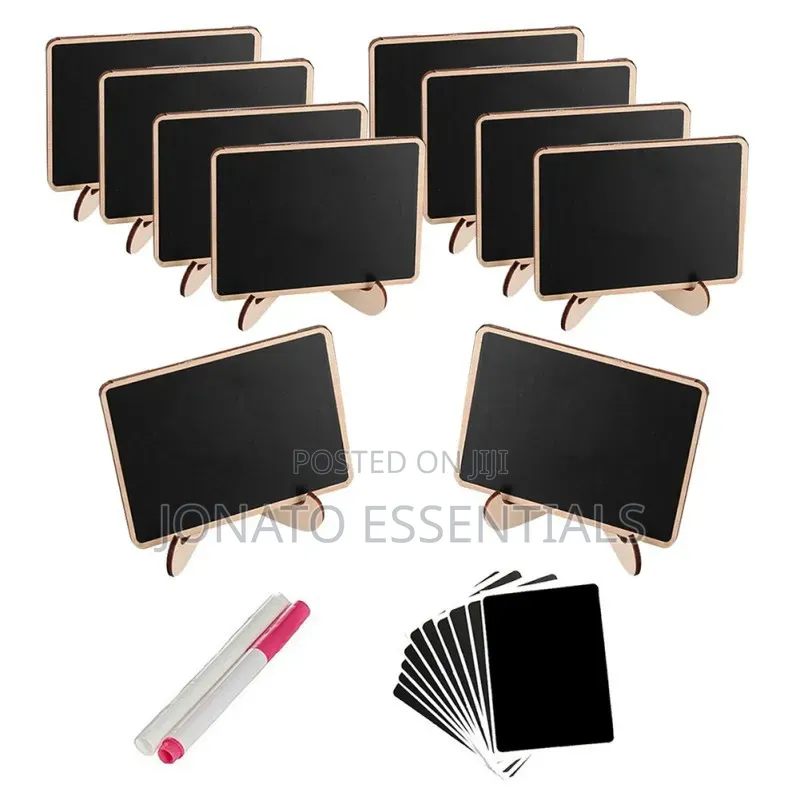 Mini Chalkboard Set Table Signs Price Tags 10 Pieces