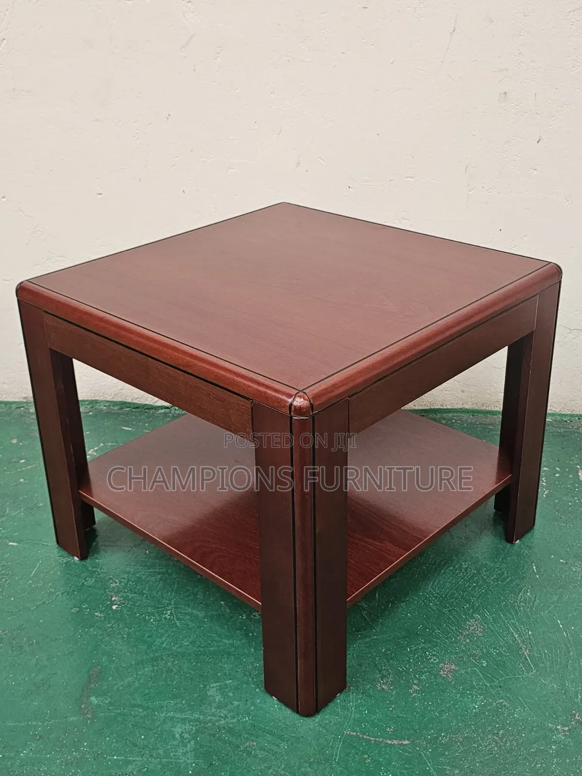 Brown Mahogany Side Table