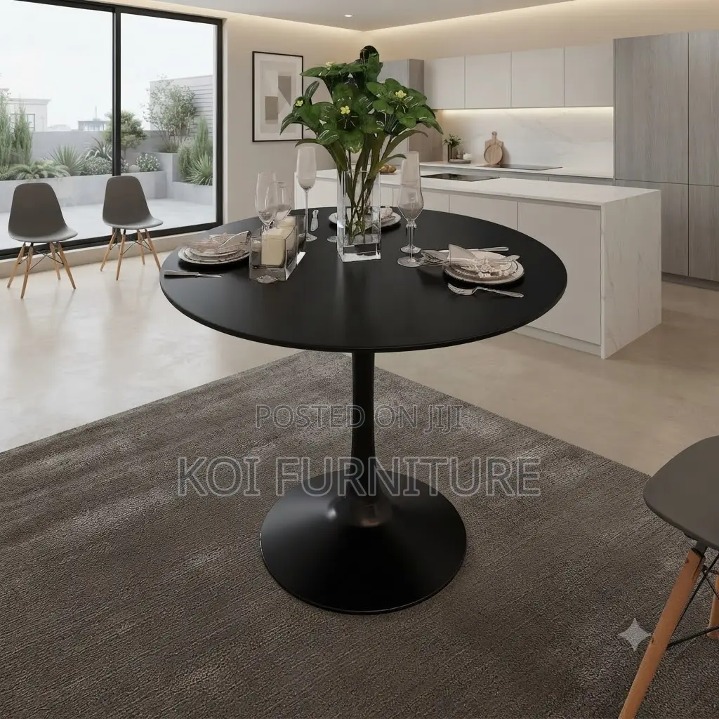 Coffee Tables; Round Home Office Marble Made Coffee Table