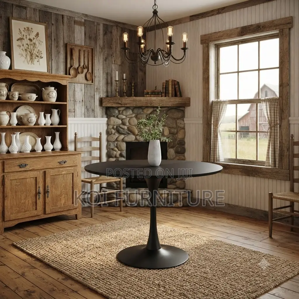 Coffee Tables; Round Home Office Marble Made Coffee Table