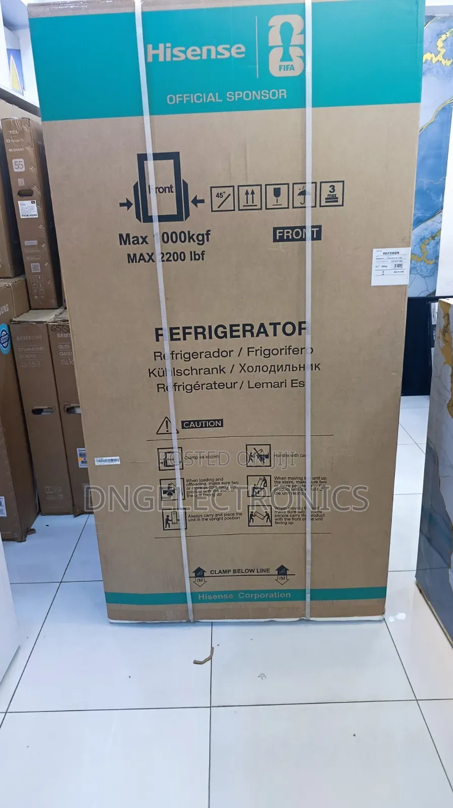 Hisense 541L Side by Side Refrigerator REF558DR