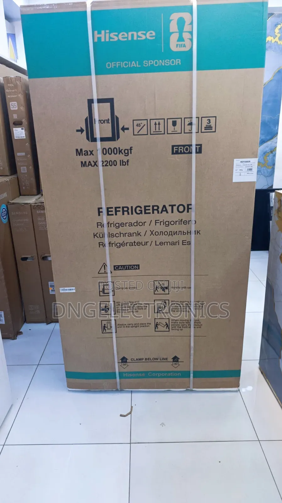 Hisense 541L Side by Side Refrigerator REF558DR