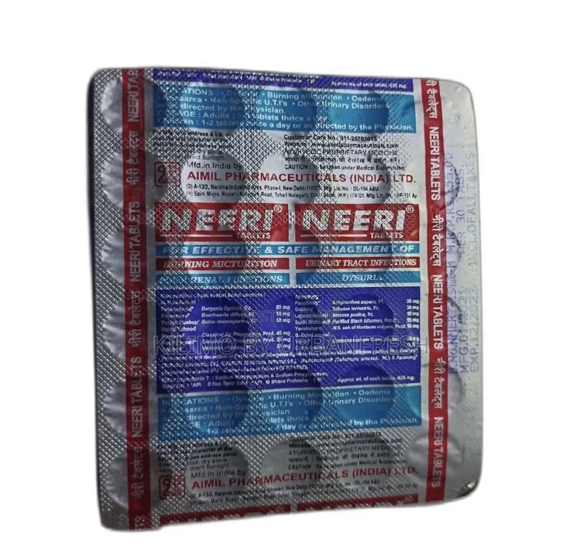 Aimil Neeri KFT Capsules -20’s
