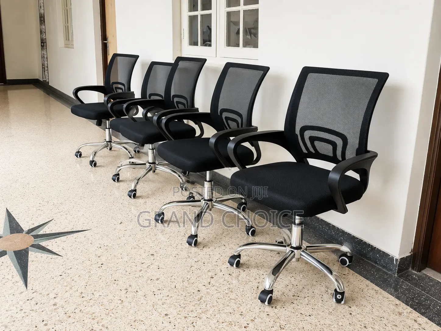 Adjustable Office Chair Without a Headrest