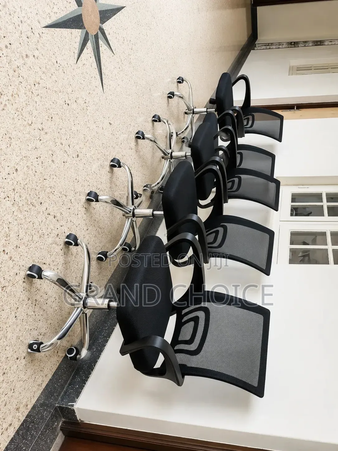 Adjustable Office Chair Without a Headrest