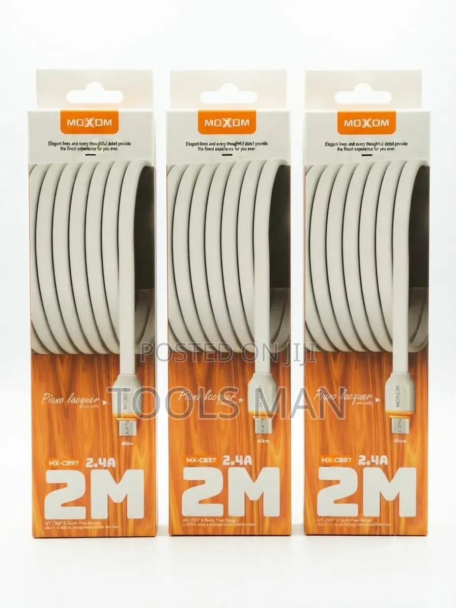 Moxom MX-CB97 2.4A 2M Piano Lacquer Micro USB Cable.
