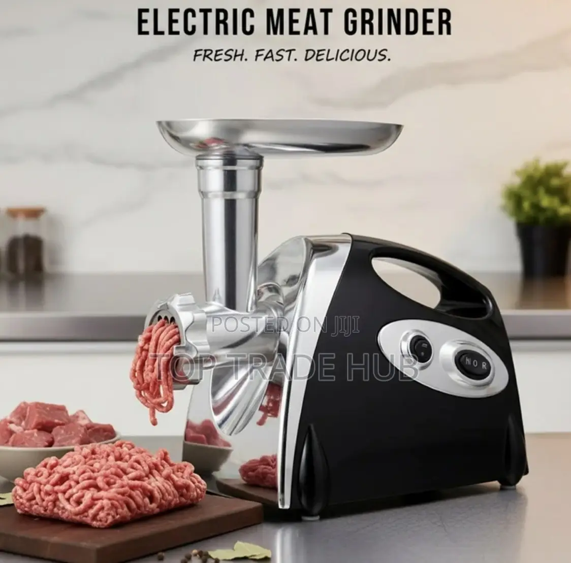 Premier PM-114MG Electric Meat Grinder/Mincer 1200W With Metal Discs