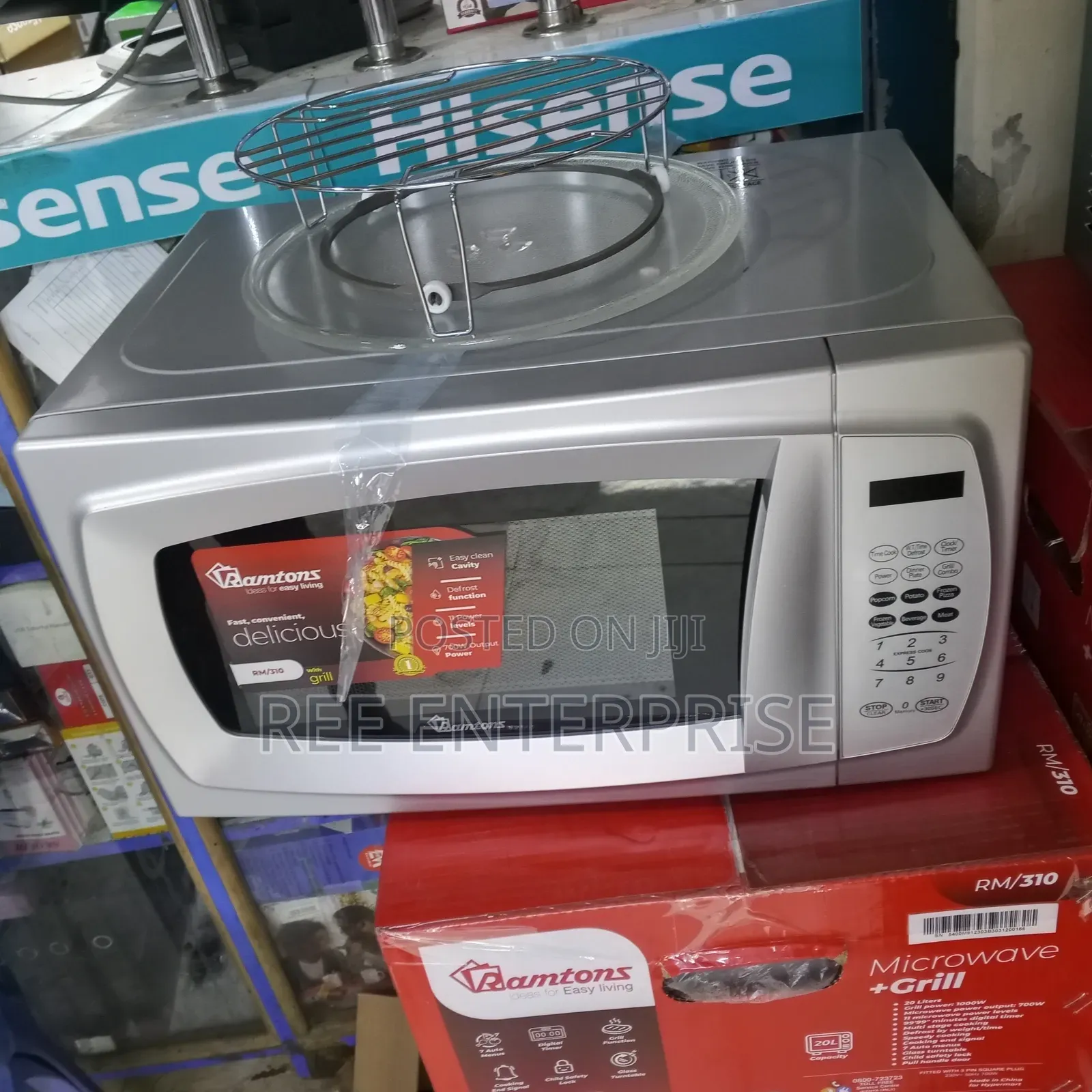 Rm 310 Digital*Ramtons Microwave Digital 20Litres With Grill RM310