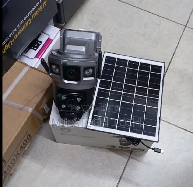 4G SIM Card Solar CCTV Camera – Dual Lens Waterproof Outdoor Camera