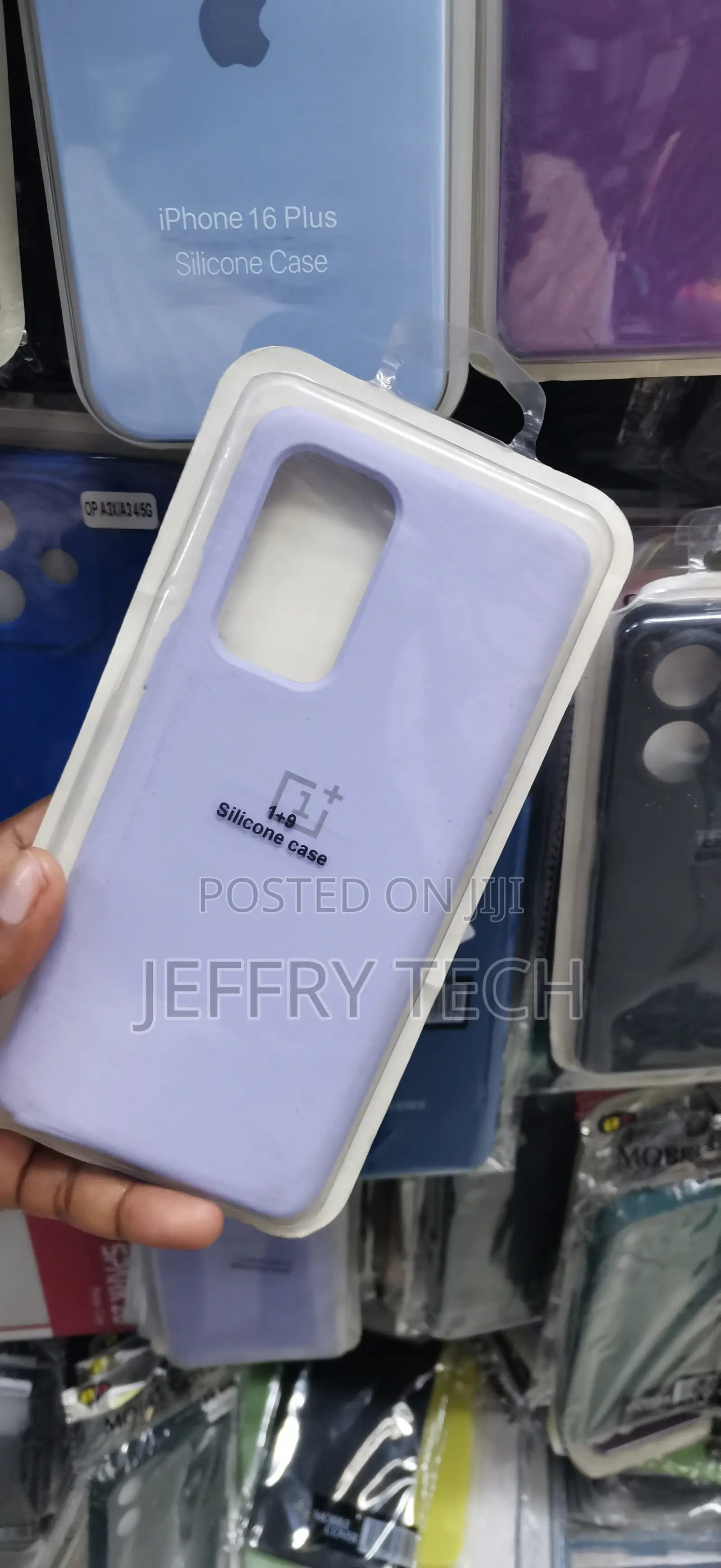 OnePlus 9 Lilac Purple Liquid Silicone Protective Case