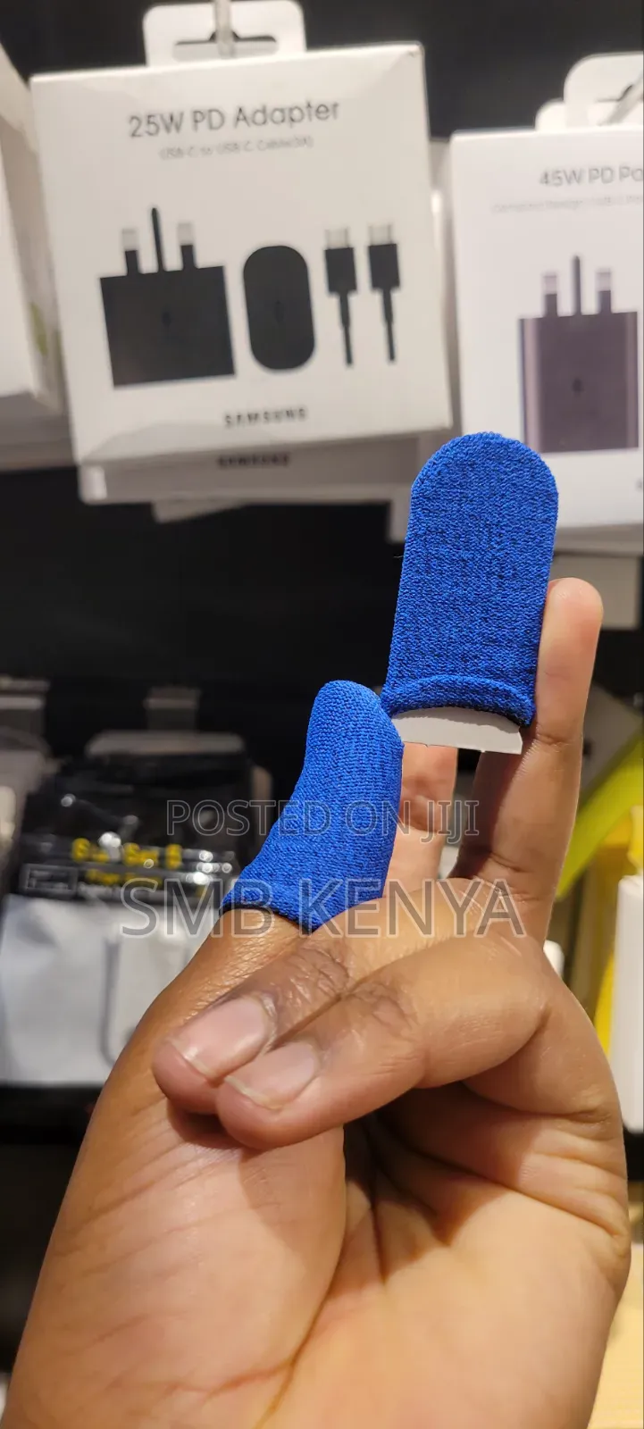 Finger Gloves for Gaming-Blue