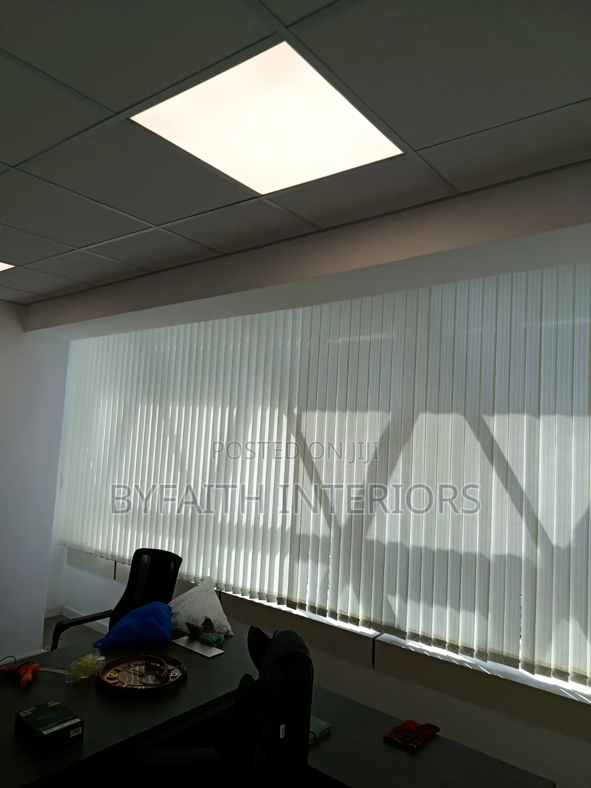 White Office Blinds