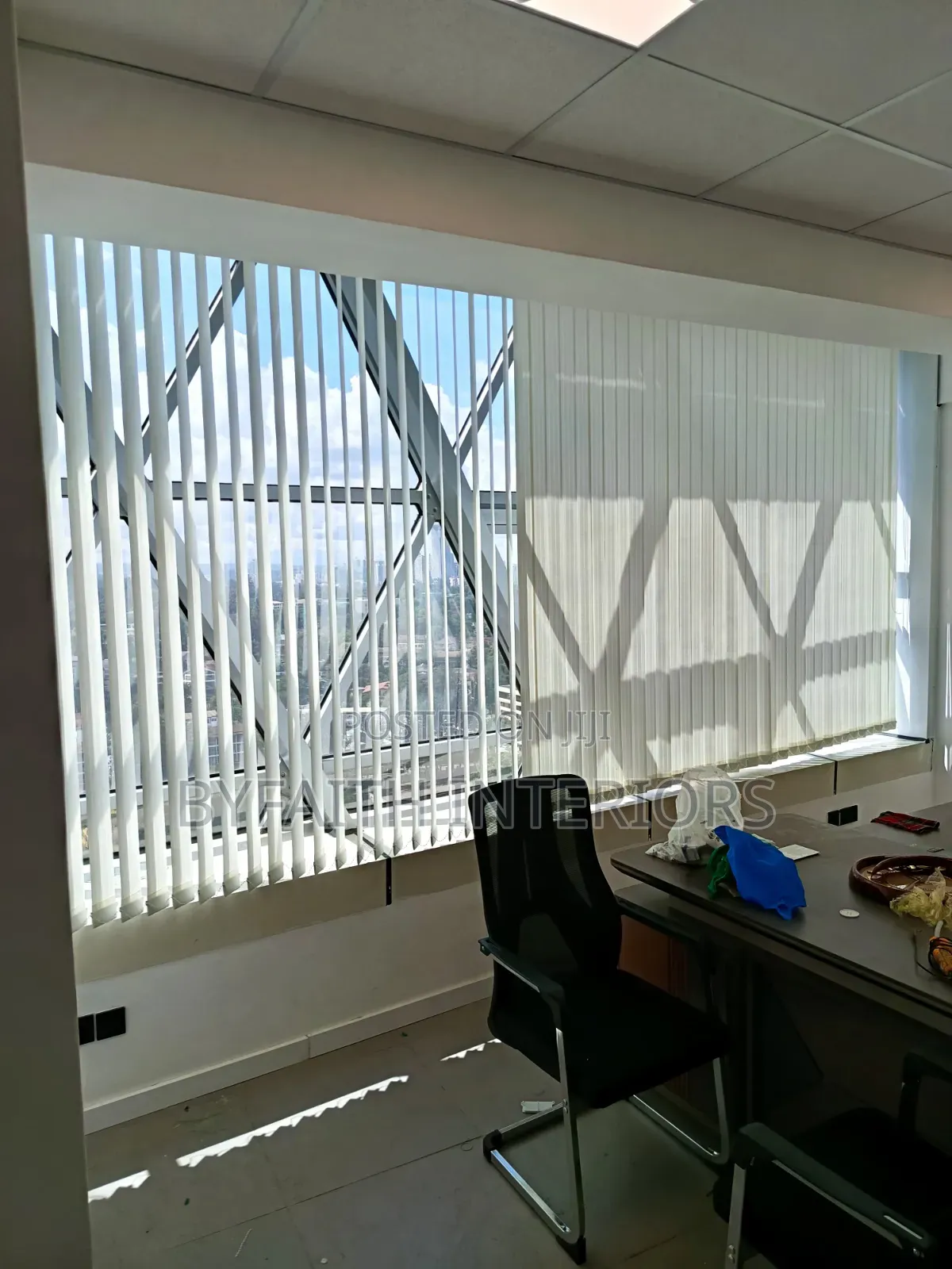 White Office Blinds