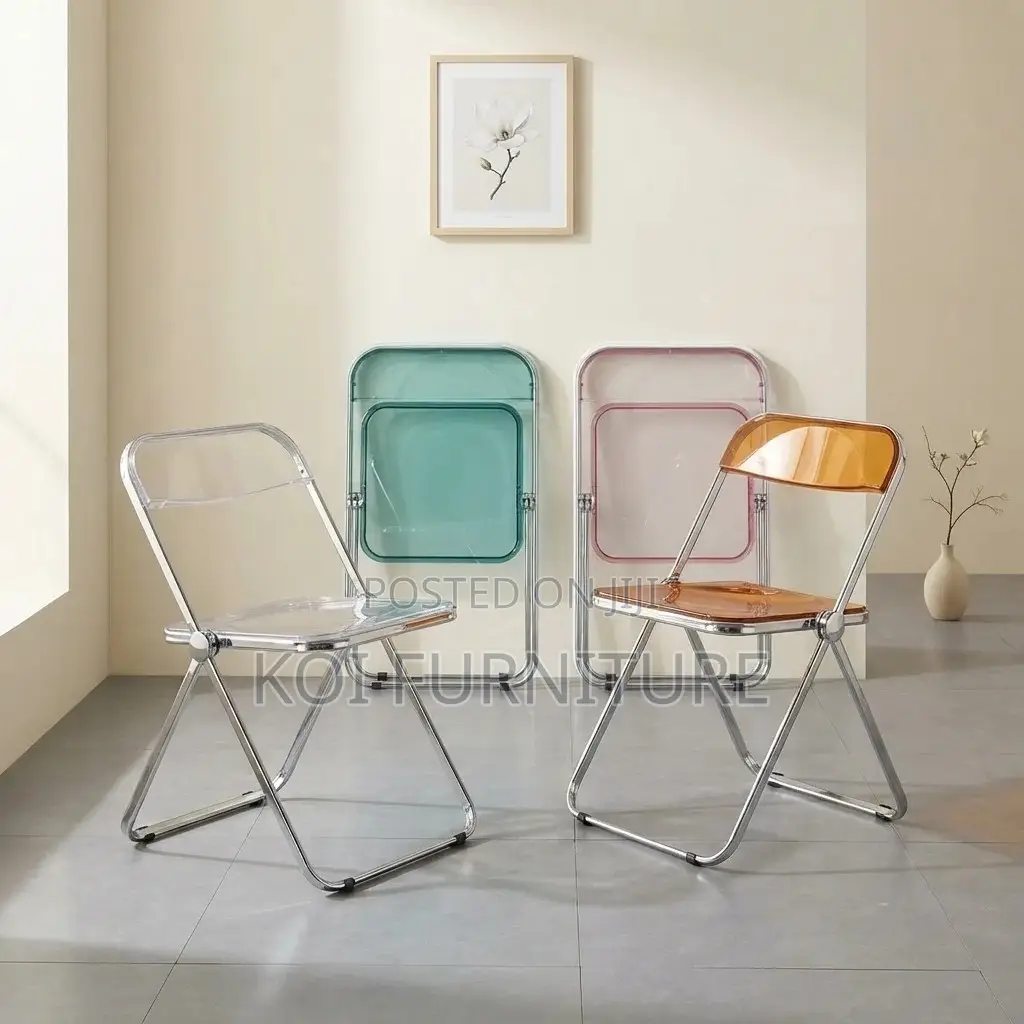 Home Chairs; Clear Home Events Foldable Chair