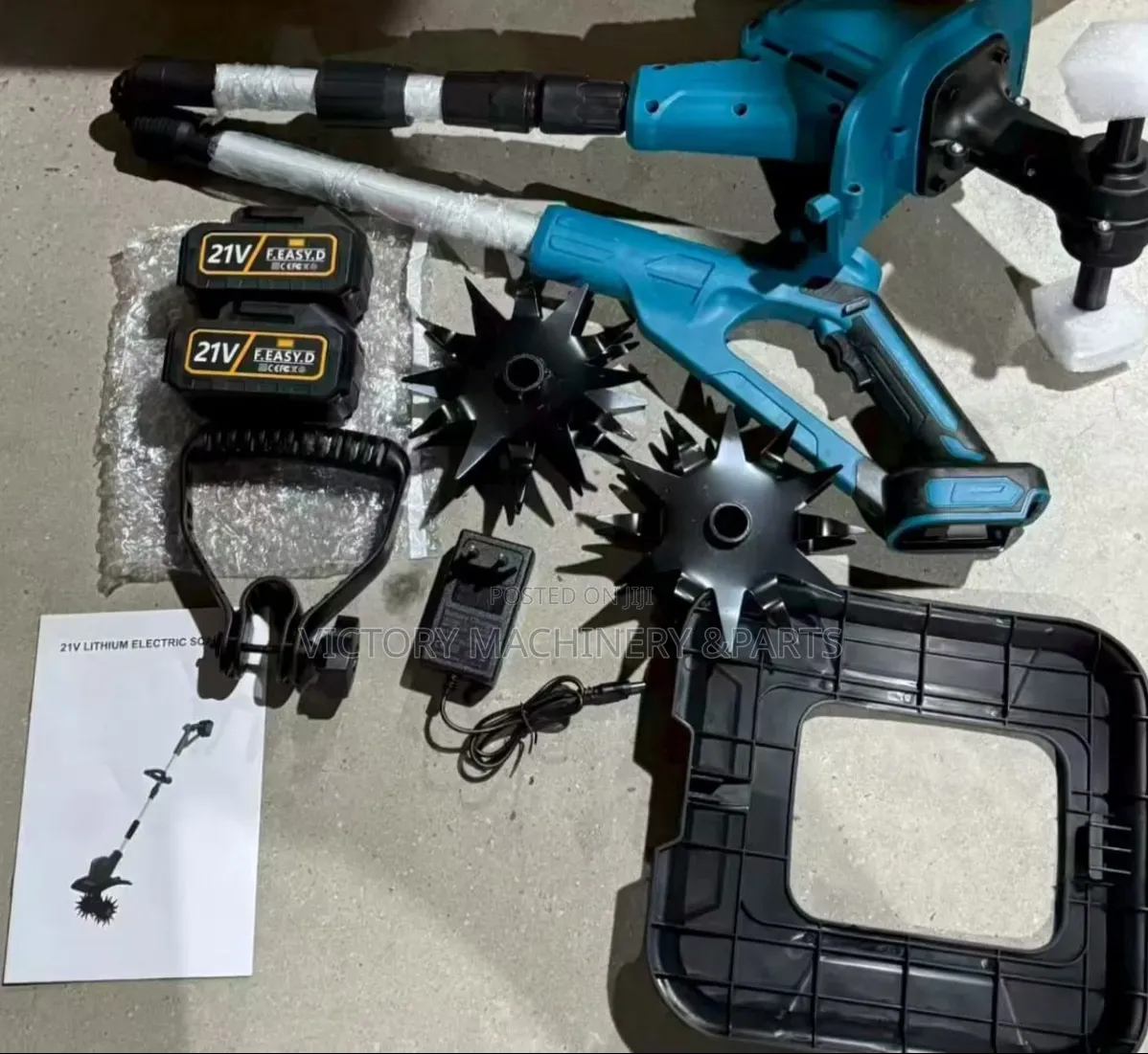 Cordless Electric Tiller Cultivator
