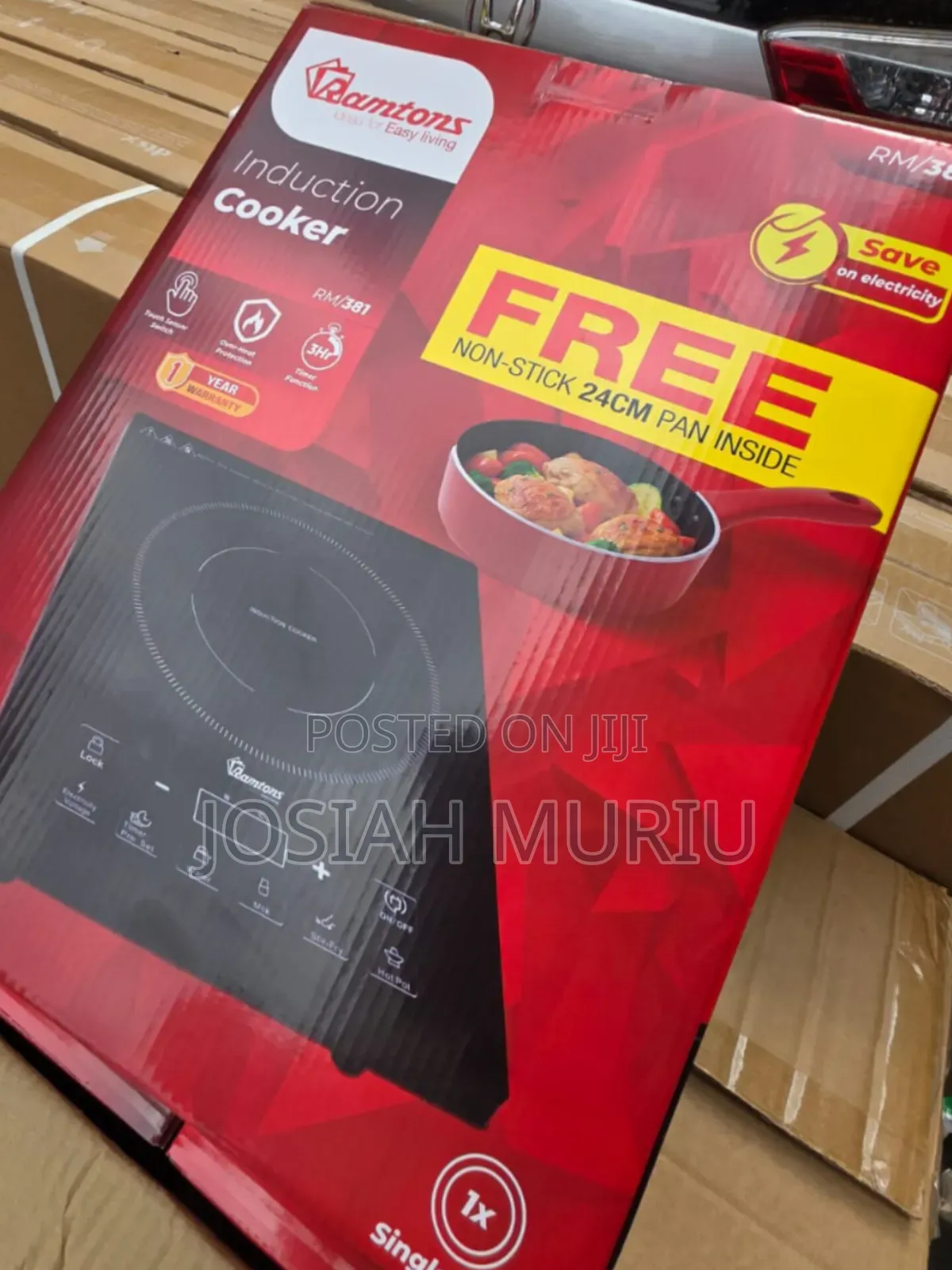 Ramtons Digital Induction Cooker