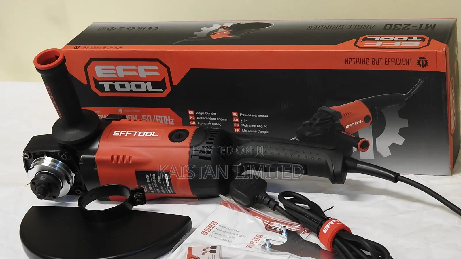 9 Inch Angle Grinder 2200W / Efftool MT230 Angle Grinder