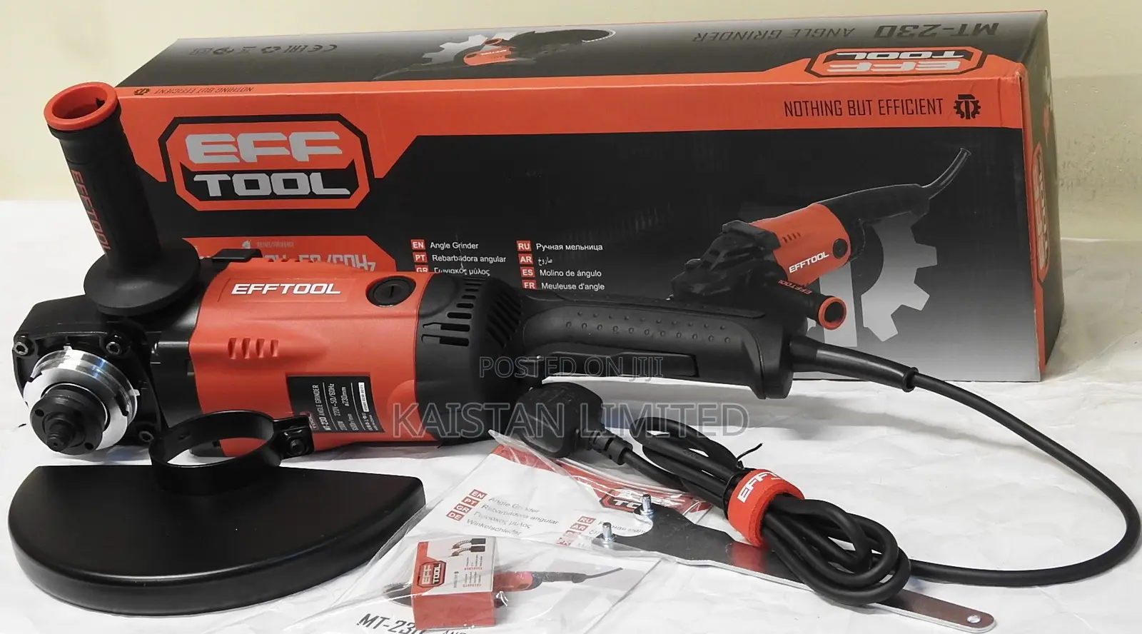 Efftool MT230 Professional 9 Inch Angle Grinder