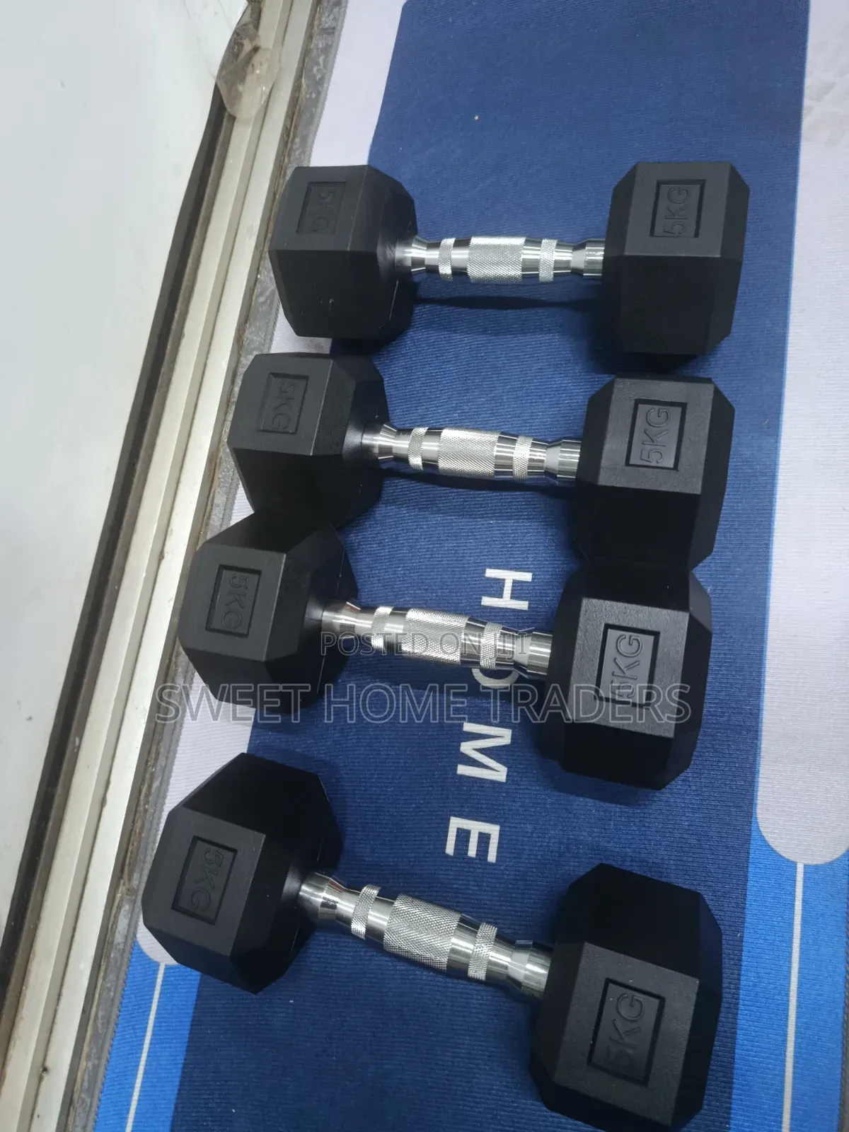 5kg Hexagon Dumbbells Fixed Weight