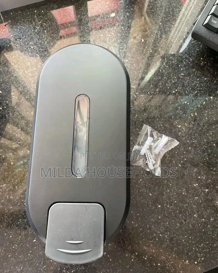 Elegant Black Soap Dispenser
