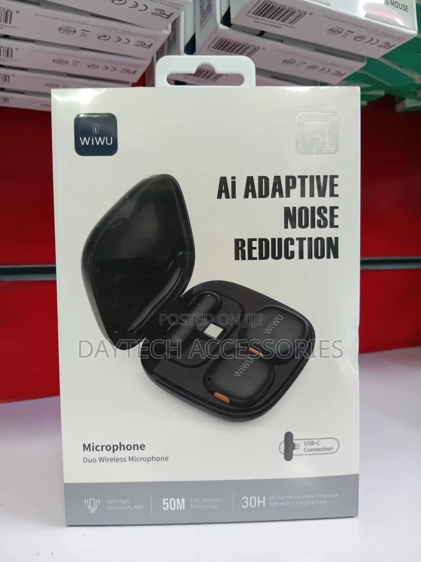 WiWU Wi-Wm006 Duo Wireles Microphone Dual Wireless Lavalier Mic System