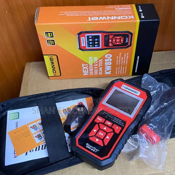 Simple and Efficient KW850Professional OBD2 Scanner for All OBDII Cars