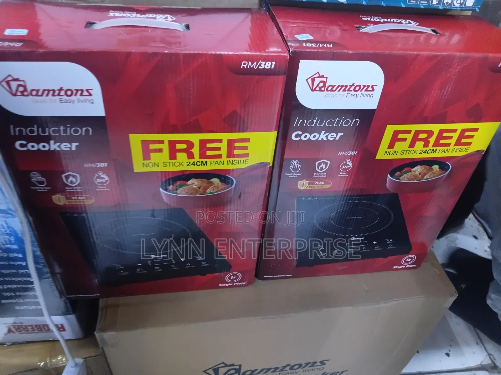 Ramtons Single Induction Cooker With Free Pan