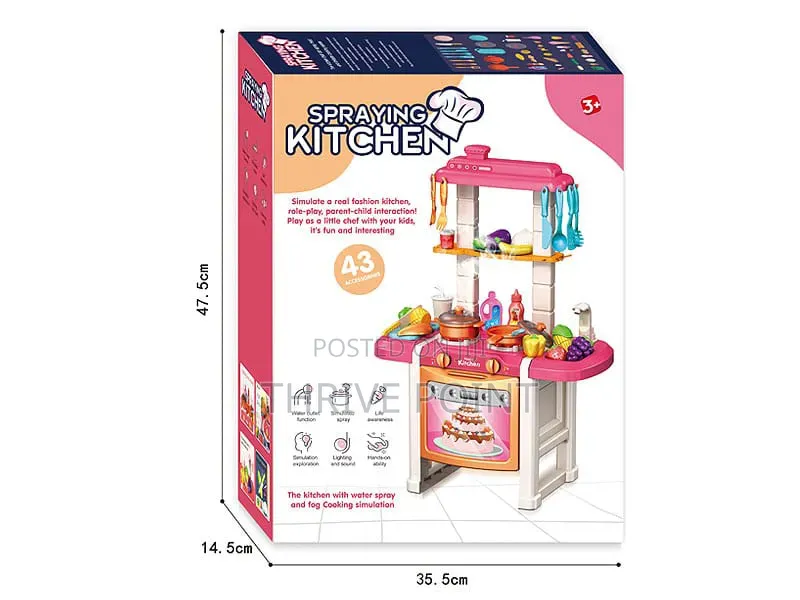 Kids Pretend Mini Kitchen Toy Set