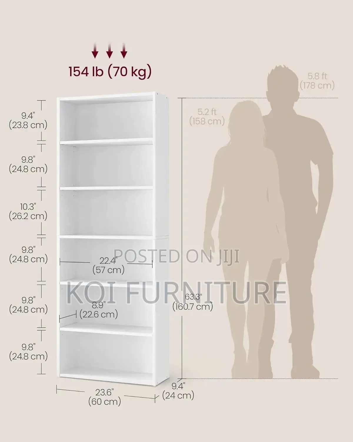 Storage Units; Wooden White Colored Storage Book Shelf