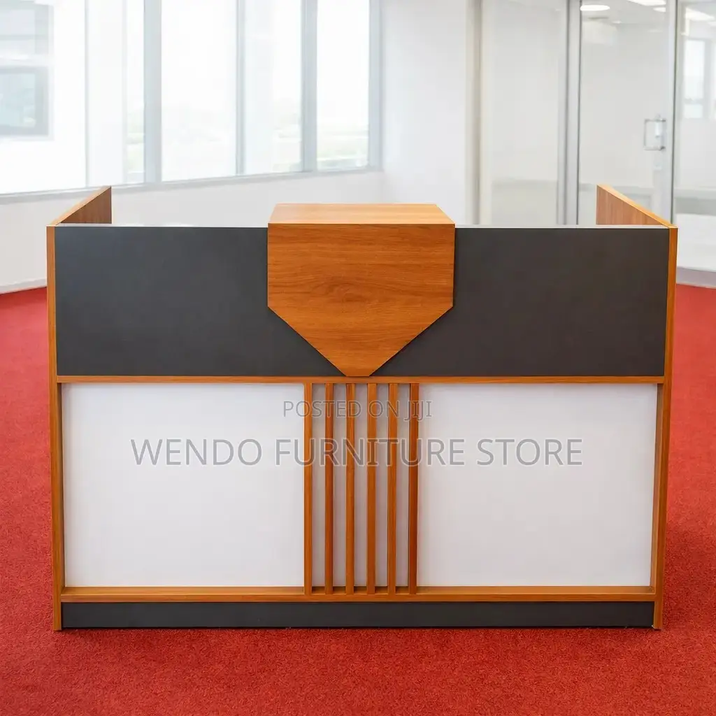 Reception Desk; 1.6 Meters Office Modern Visitors Front Table