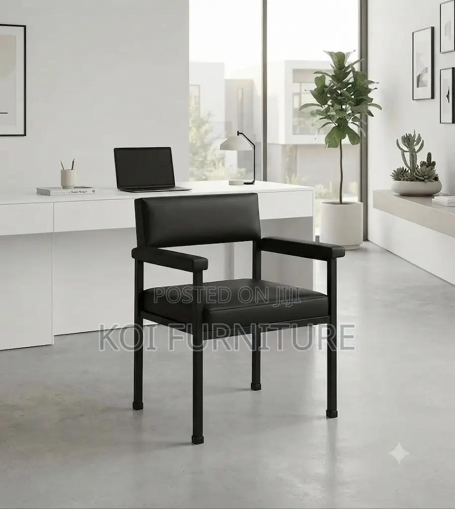 Office Chairs; Katalina Modern Black S223B Visitors Chairs