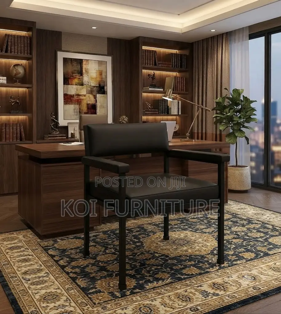 Office Chairs; Katalina Modern Black S223B Visitors Chairs