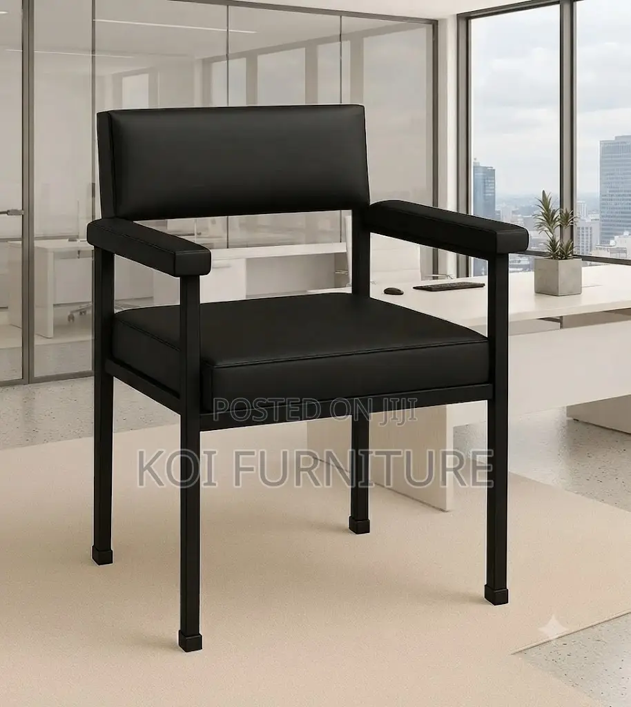 Office Chairs; Katalina Modern Black S223B Visitors Chairs