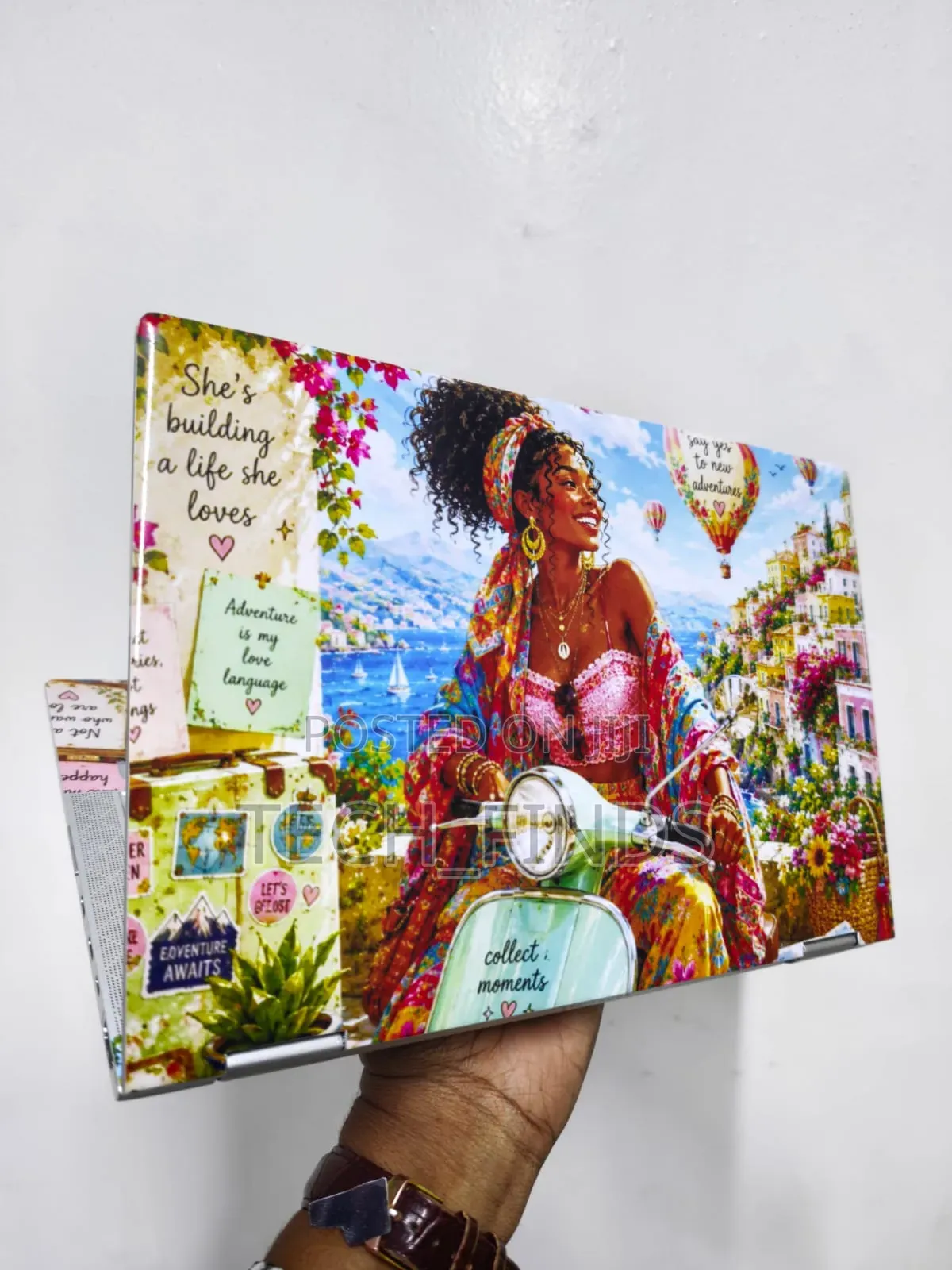 African Beauty Artistic Design Laptop Skin