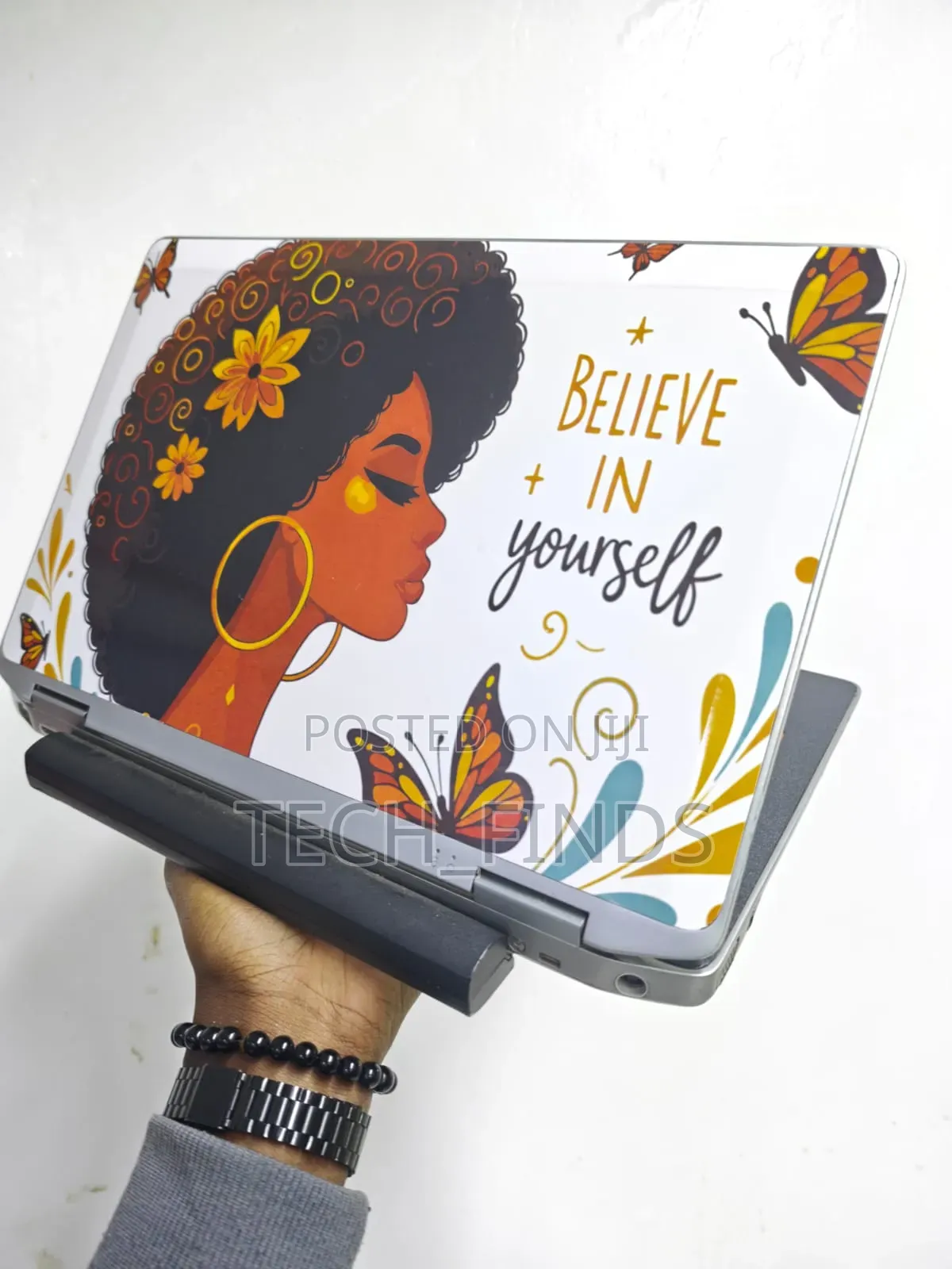 "Believe in Yourself" Quote Laptop Skin