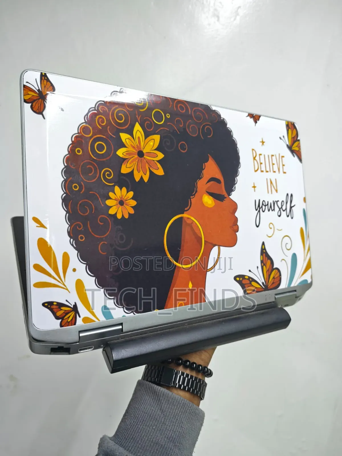 "Believe in Yourself" Quote Laptop Skin