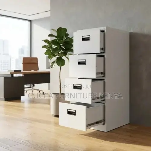 4-Drawer Metallic Cabinet With 4-Lock Keys